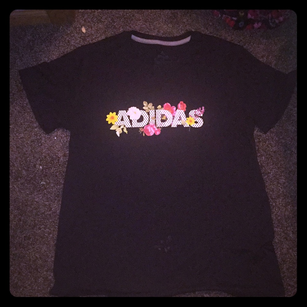 adidas flower shirt
